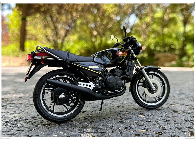 1:12 YAMAHA RZ250 RD250LC Liga Clássico Corrida Moto Modelo Diecasts Rua Cross-country Esporte Moto Modelo Brinquedo Infantil