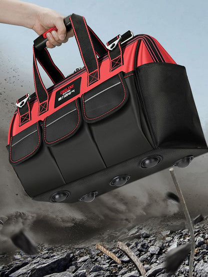 DELIXI ELECTRIC Tool Bag,Multifunctional Waterproof Storage Bags,Suitable for Electricians,Carpenters,Car Mechanics,Homeowners