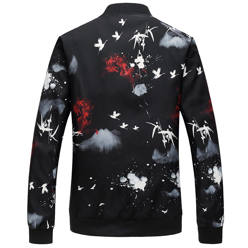 Spring, Autumn and Seasonal Boys' Floral Jacket, Large Size Urban Casual Coat Multi-color Available