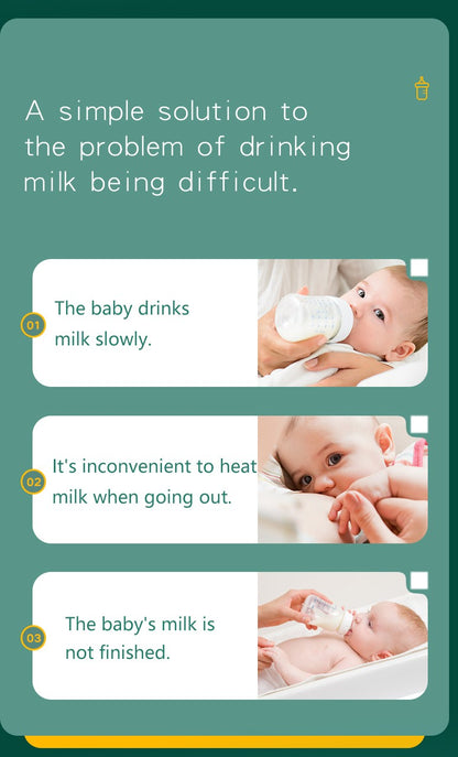 Digital display bottle insulation package warm milk milk regulator portable heater heating constant temperature 20-speed adjustm