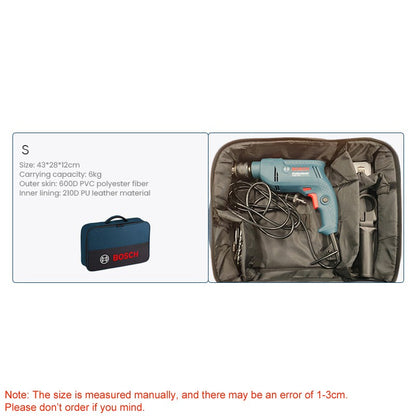 Bolsa de Ferramentas Bosch T-Bag Mini/S Lona Impermeável Resistente ao Desgaste Portátil Eletricista Manutenção Especial Ferramentas Armazenamento Bolsa