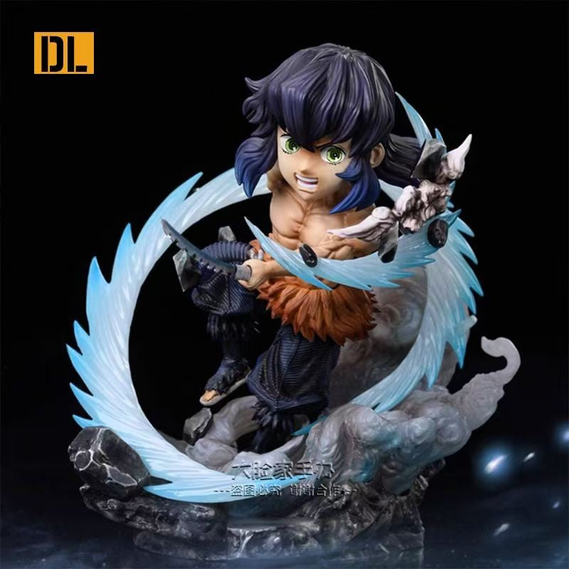 Demon Slayer Hashibira Inosuke G5 Anime Figura Robô Colecionável Boneco de Ação Presente