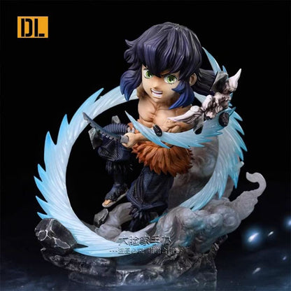 Demon Slayer Hashibira Inosuke G5 Anime Figura Robô Colecionável Boneco de Ação Presente