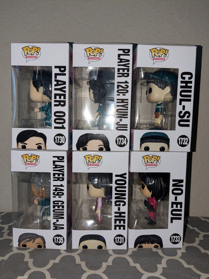 Squid Game Série Boneco Jogador 001 120 Hyun-ju FUNKO POP Oficial Genuíno Colecionável Edição Limitada NOVO Modelo Brinquedo Presente