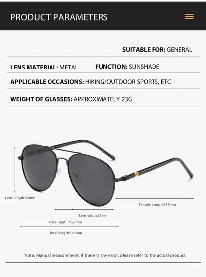 Pilot Men Classic Prescription Reading Sunglasses Black Lens Finished Presbyopic Readers Shade Outdoor Sun Glasses +1.0 to +4.0