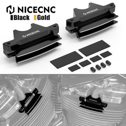 Capas Aletadas para Vela de Ignição para Harley M8 Engine Street Bob FXBB 2018-2020 Low Rider ST FXLRST 2022-2023 Sport Glide FLSB 2019-2021