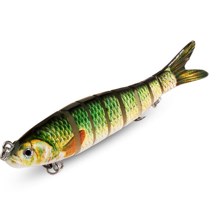 Isca Swimbait 11g 16g 27g Multi Articulada Lenta Afundante Segmentada Biônica Natação Pesca Baixo Anzol Triplo Pesca de Carpa Isca Dura
