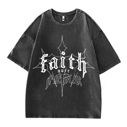 Misfortonez Spider Web Graphic Print Cotton T Shirts for Men 2025 Summer Streetwear Short Sleeve Tees Casual T-shirt Mens