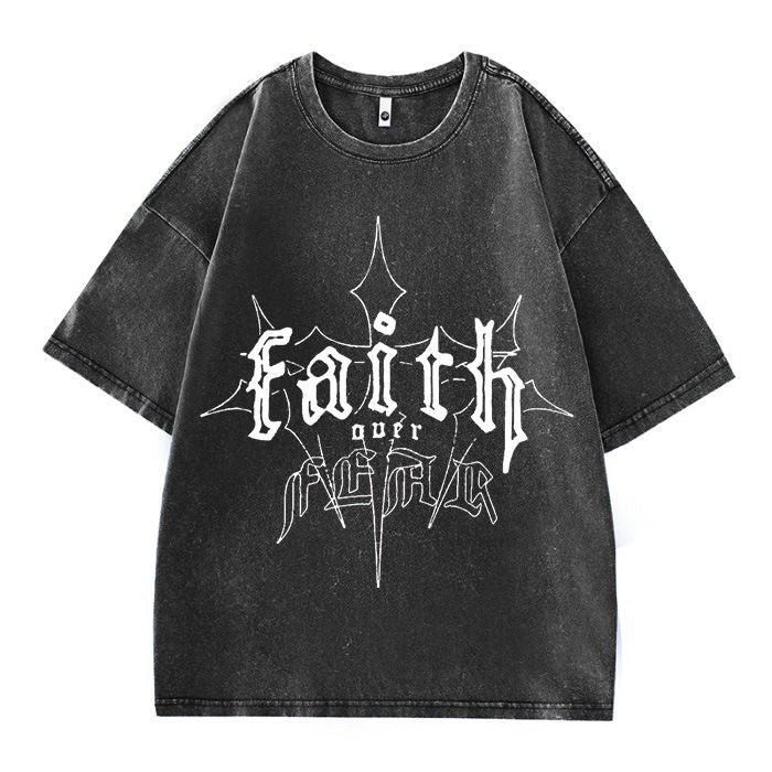 Misfortonez Spider Web Graphic Print Cotton T Shirts for Men 2025 Summer Streetwear Short Sleeve Tees Casual T-shirt Mens