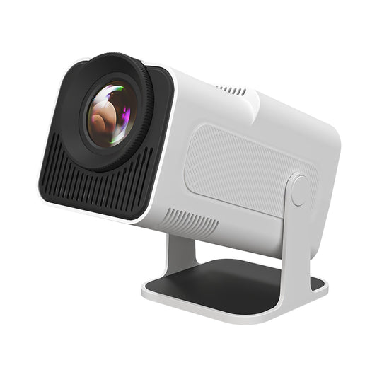 Projetor inteligente HY320 LYNCAST WiFi duplo 6 400 ANSI BT5.0 correção automática 1920 1080P Full HD 4K vídeo doméstico ao ar livre mini projetor