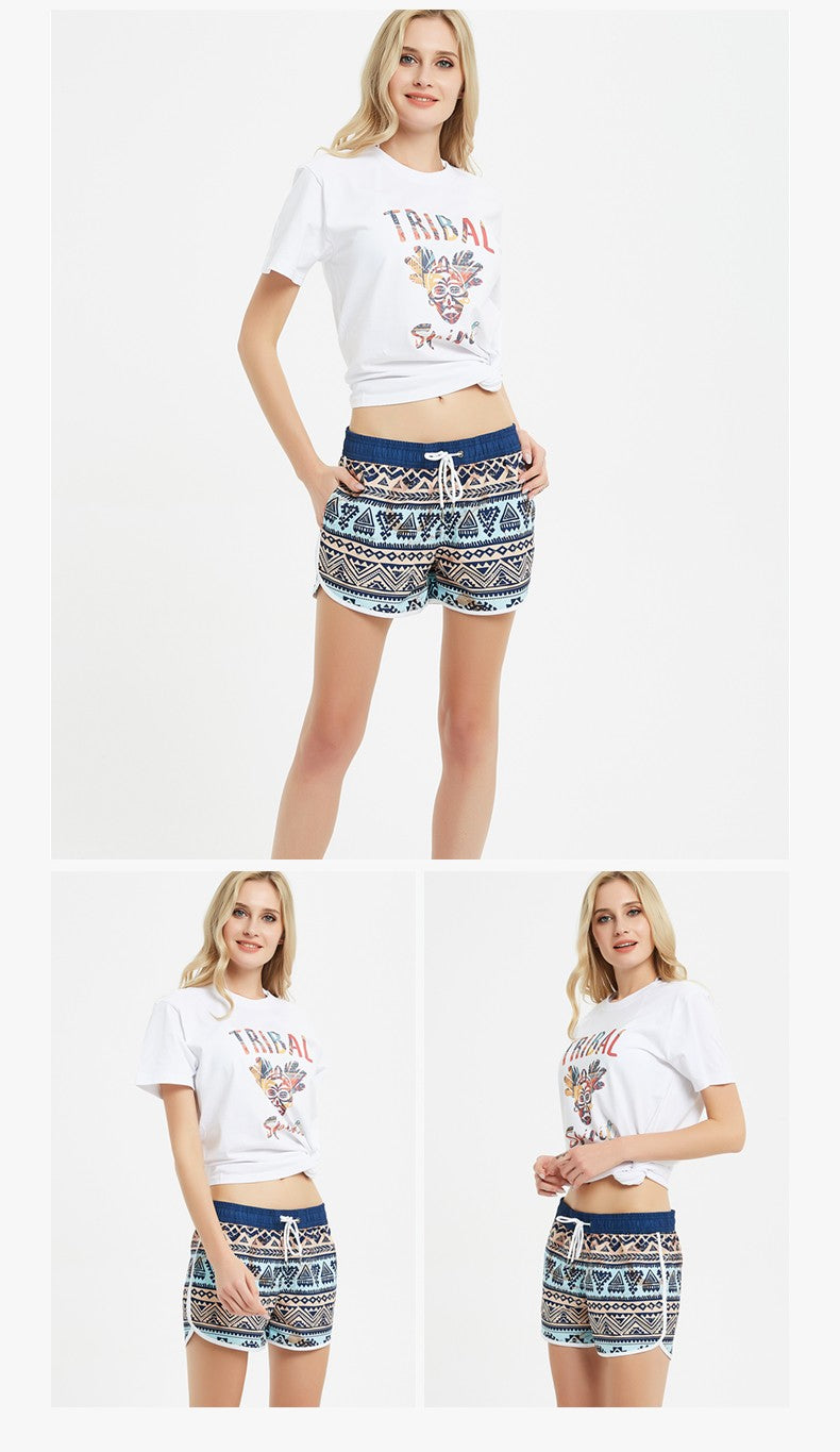 HOTMANGO Women's Beach Shorts Quick Drying Loose and Comfortable for Surfing Swimming Watersports Large Size Brand Direct Sales