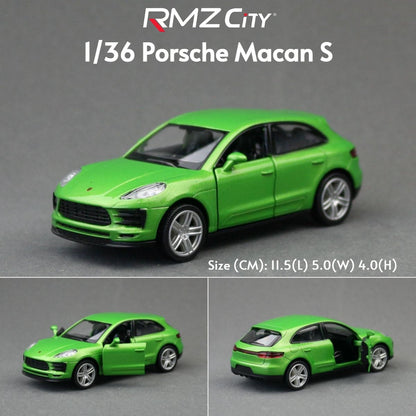 1/36 Porsche 911 GT3 918 Spyder Taycan Carro de Brinquedo de Corrida Modelo RMZ CiTY Metal Fundido Miniatura Coleção Presente Para Meninos Crianças
