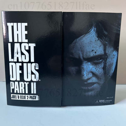 NECA The Last Of Us Part 2 Joel Ellie Com Arco Boneco de Ação 18cm Conjunto de 2 Peças Brinquedo Modelo Articulações Móveis Boneca Decoração de Quarto Presente