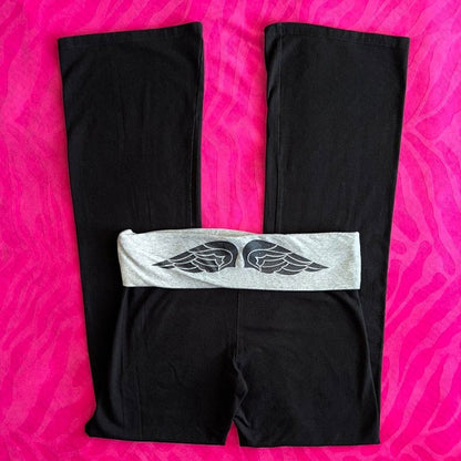 Emo Girls Wavy Slim pants Harajuku Punk Comfortable Aesthetic Y2K Women pants Fashion High Street vintage Yoga Gothic Streetwear