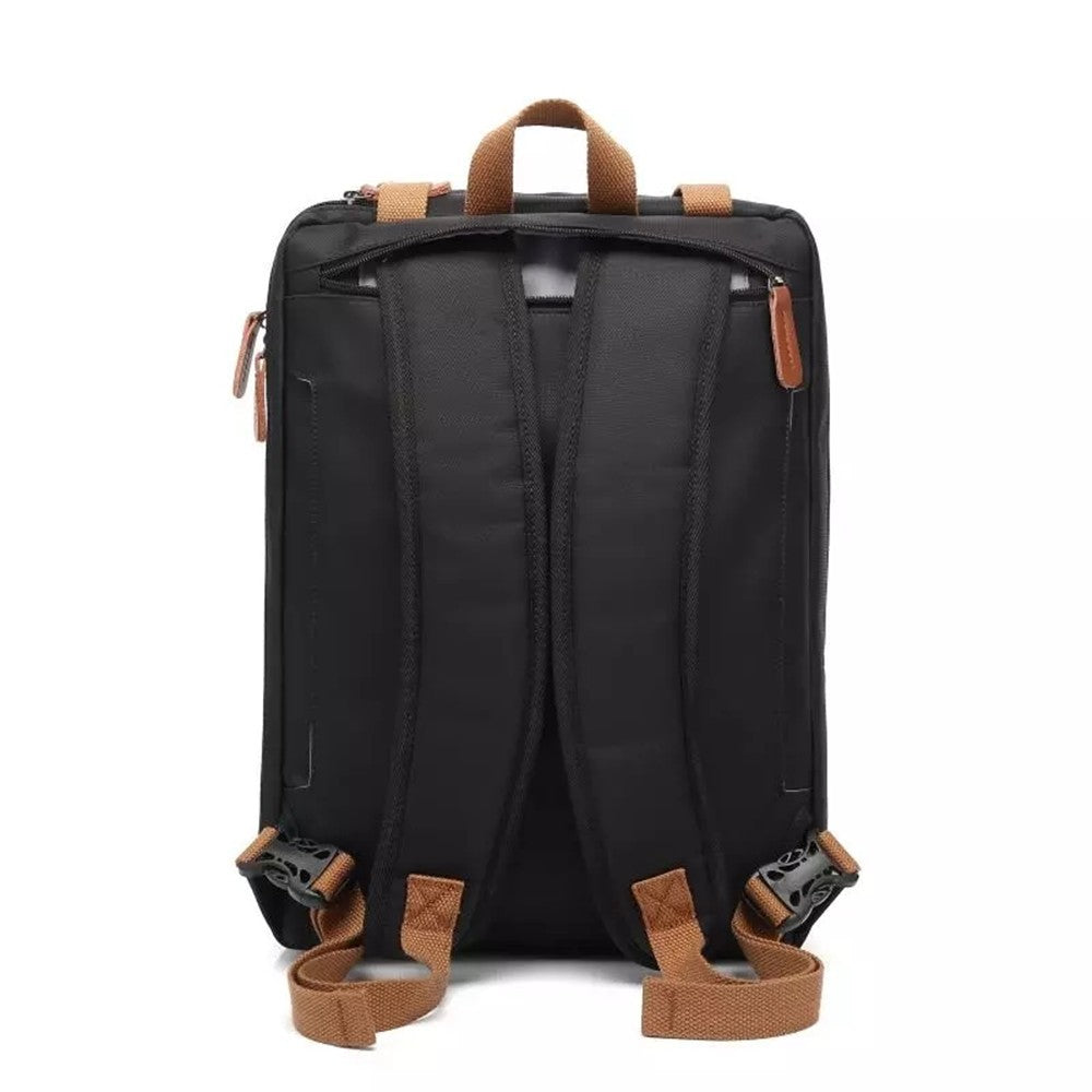 Nova Mochila Conversível Multifuncional 2025 Mochila para Notebook de 15,6/17,3 Polegadas Mochila de Viagem de Negócios Mochila Escolar de Nylon Impermeável
