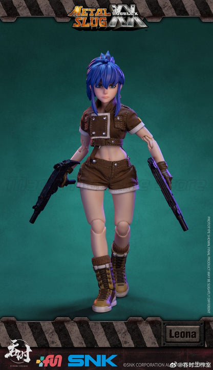 ?MT?Original TUN SHI Metal Slug XX Leona Heidern 1/12 Action Figure Colecionável