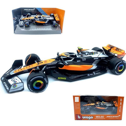 Rb21 Red Bull F1 Japonês Bburago 1:43 Mclaren Mcl39 Miniatura de Liga Diecast Modelo #4 #81 Campeão Mcl38 Miami Gp Mônaco Carro de Brinquedo