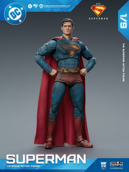 2025 Fondjoy Boneco de Ação Superman Danificado em Batalha David Corenswet 1/9 Novo Boneco Superman Pvc Articulado Brinquedo Infantil Presente Menino