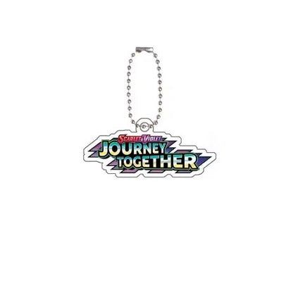 Chaveiro de acrílico de série completa para Mega Evoluções em inglês Sv10 Sv11 Sv9 151 Logotipo Anime Pingente de acrílico de decoração de bolsa