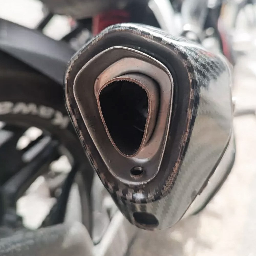 51mm Universal Slip On Exhaust Tail Fittings With Mini Hex Noise Elimination Design For Motorcycles