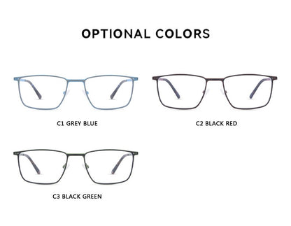 Óculos de Leitura KANSEPT Plus para Homens Lente de Vidro Transparente Óculos de Grau Feminino Lentes de Miopia Armações de Óculos