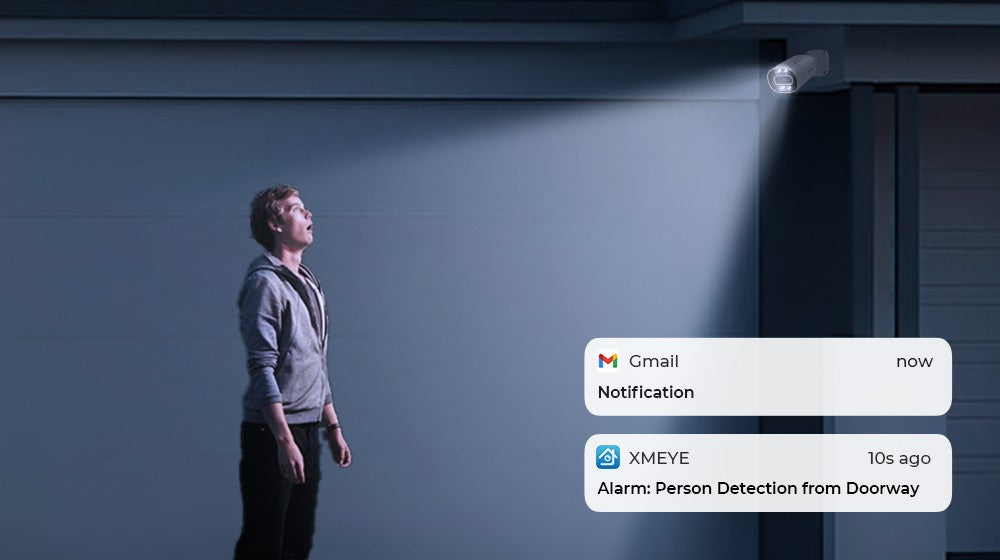 H.View 5Mp 8Mp 4K Ip Camera Poe Ai Face Detection  Cctv Security Cameras H.265 Outdoor Audio Video Surveillance onvif xmeye