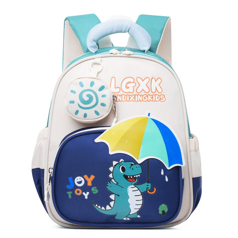 Mochila Infantil Dinossauro Nova Jardim de Infância Casual Bonito Moda Mochila Meninos Meninas Presente de Aniversário de Férias Adequado para Pré-escola