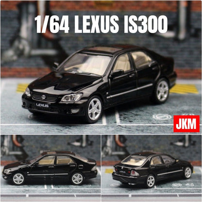 Modelo de Carro LEXUS IS300 1:64 em Liga Fundida, Veículos Clássicos de Metal, Modelo de Carro de Alta Simulação em Miniatura, Coleção em Escala, Presentes para Crianças