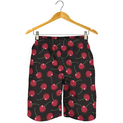 Fashion Cherry 3D Printed Beach Shorts Men Clothes Cartoon Fruits Pattern Swim Trunks Summer Streetwear Oversized Short Pants