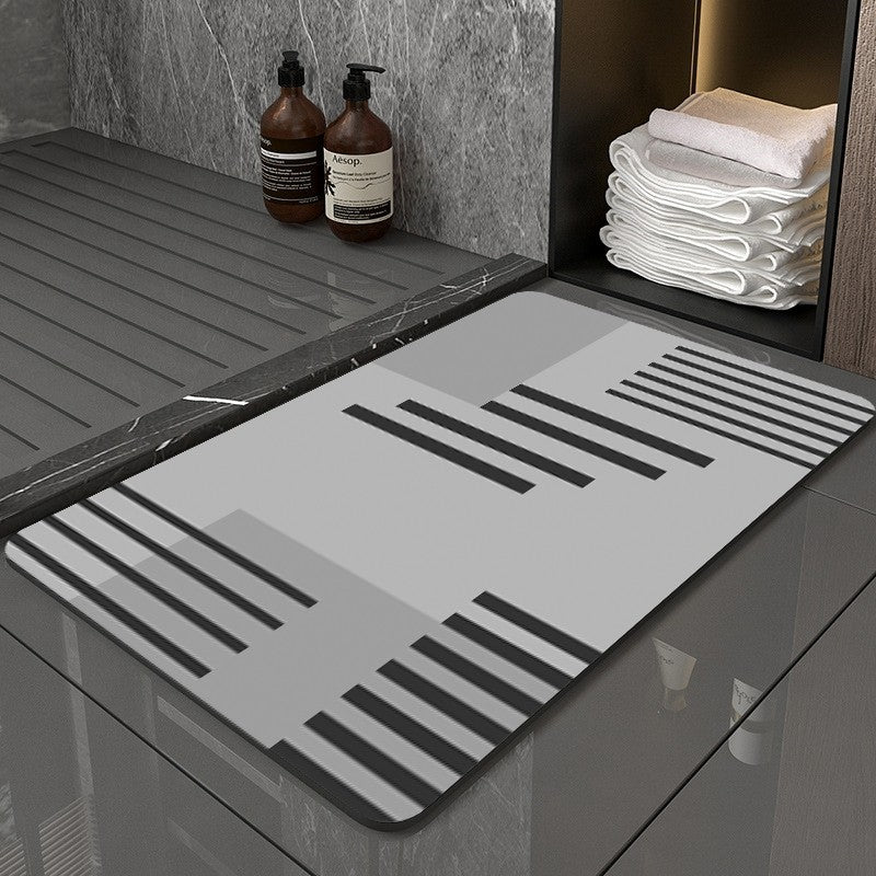 Quick Dry Bath Mats Super Absorbent Rug Bathroom Non Slip Bath Rug Toilet Carpet Front Entrance Door Mat Tapetes De Baño
