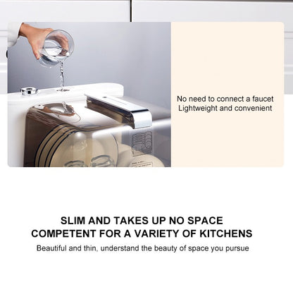 Automatic cleaning dishwasher, compact portable smart household dishwasher, independent installation, visual operation