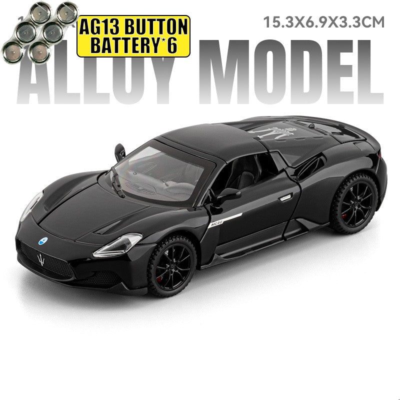1:32 Maserati MC20 Supercar Alloy Diecast Model Car Boy’s High Simulation Miniature Holiday Present & Home Trendy Ornament Toys