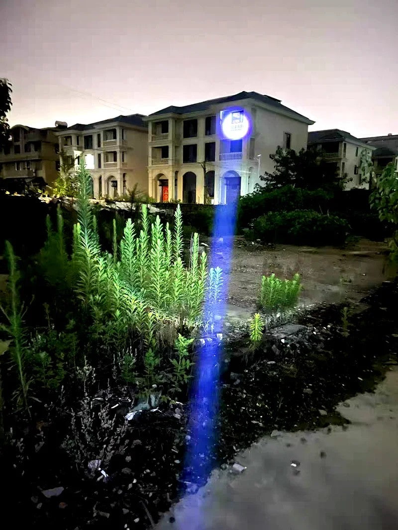 10000mAh High Power Led Flashlight 5000M Long Range Torch Rechargeable Ultra Powerful Outdoor Tactical Hand Lamp Camping Lantern