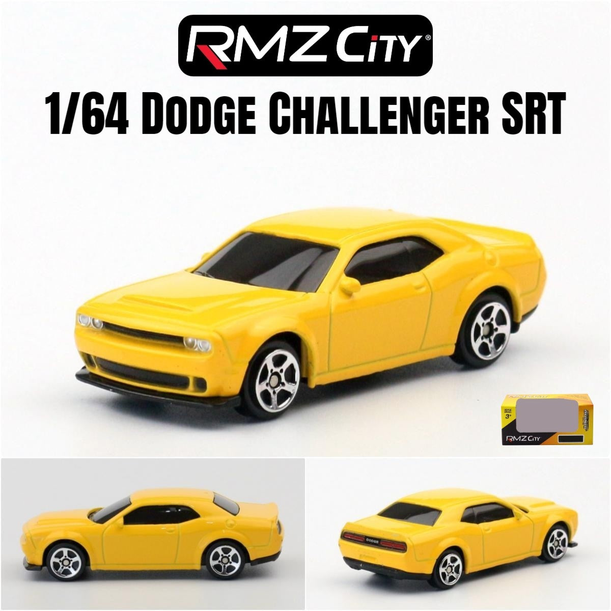 1/64 RMZ CiTY Miniatura de Carro de Brinquedo Diecast Modelo 3 polegadas Rodas Livres Coleção Adequado para Hot Wheels Presente para Crianças Meninos Criança