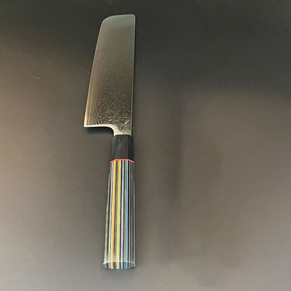 Faca do Chef Lâmina de Aço Damasco 67 Camadas Cabo G10 Faca de Cozinha para Fatiar Legumes Cutelo de Carne 10Cr5Mov Gyutou