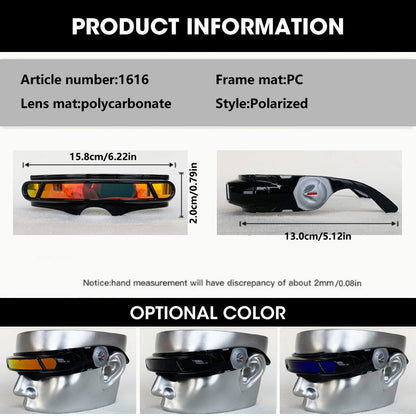 X-man Polarized Sunglasses for Men Women Memory Material Shield Eyewear Outdoor Sports Goggle Cycling Glasses