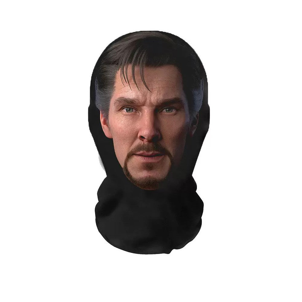 3D Printed Celebrity Realistic Face Mask Stretch Mesh Full Face Mask Men Role Play Headdress Hip Hop Balaclava Cosplay Mask