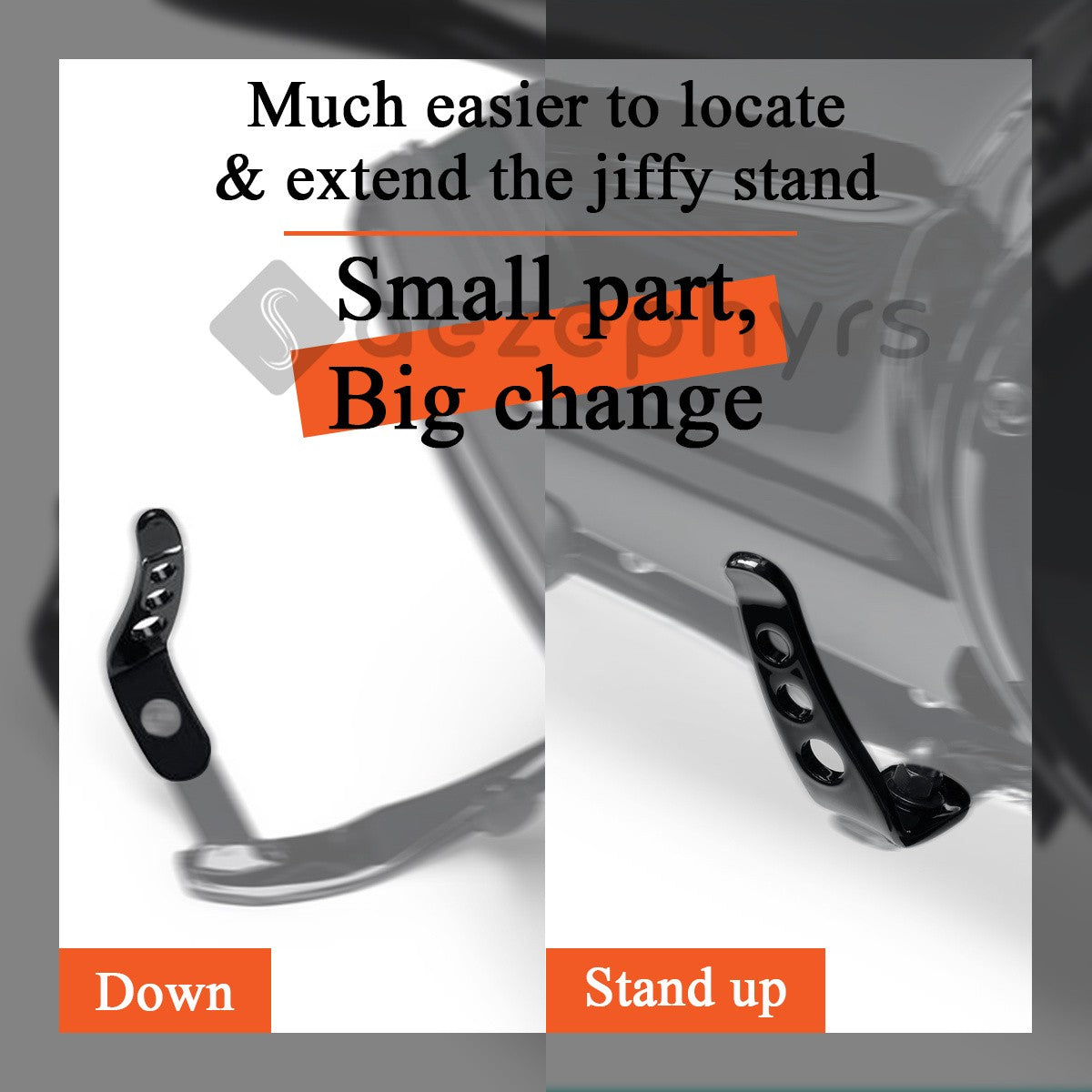 Motorcycle Stand Extension Kit Jiffy Stand Kickstand Extension For Harley Touring CVO Electra Street Glide FLHXS Road King FLHRI