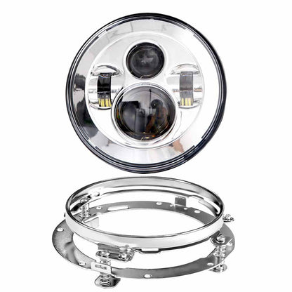 Farol de LED de 7 polegadas + Faróis de Neblina de 4,5 polegadas Suporte de Montagem de 7" Peças para Harley Touring Electra Glide Road King Street Glide