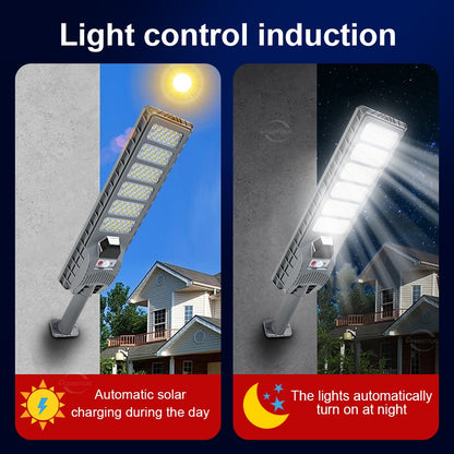 9000000LM 4000W/3000W/1000W Solar Lights Outdoor Waterproof Street Lamp Floodlight With Motion Sensor Garden Courtyard Wall Lamp