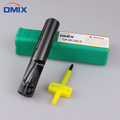 Série DMIX TCAP/SF para inserto de perfuração XCMT/QCMT Perfuração, torneamento, mandrilamento e outras brocas multifuncionais integradas Multiuso