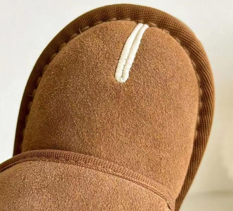 Children's Winter Snow Boots New 2025 Faux Suede Warm Plush Cotton Shoes Boys Fashion Anti-slip Rubber Sole Girls Ankle Boots