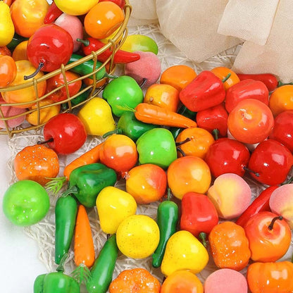 Simulated Food and Vegetables Indoor Showcase Photography Props Household Kitchen DIY Decoration Mini Micro Landscape Model TMZ