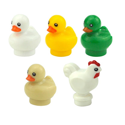 Creative DIY Model cute little Animal MOC Brick Building Blocks Pet Zoo Dog Duck Tortoise Penguin Cat Pig Bird Rabbit Toys
