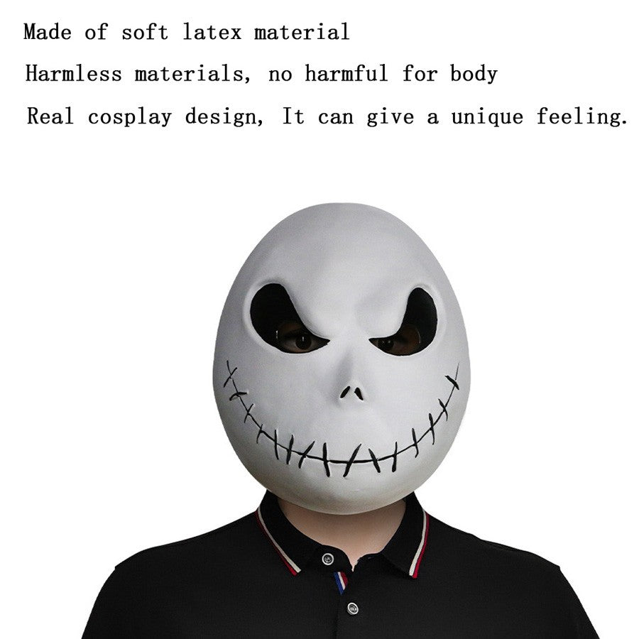Funny Cosplay Animal Movie Character The Before Nightmare Xmas Christmas Mask Halloween Full Face Head Cover Party Costume Props