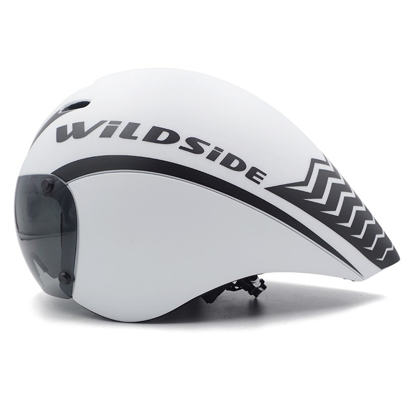 TT Óculos de Lente de Capacete de Ciclismo Capacete de Bicicleta de Estrada Aero Triathlon Tri Capacete de Ciclismo de Corrida de Contrarrelógio Masculino Acessórios de Casco Ciclismo