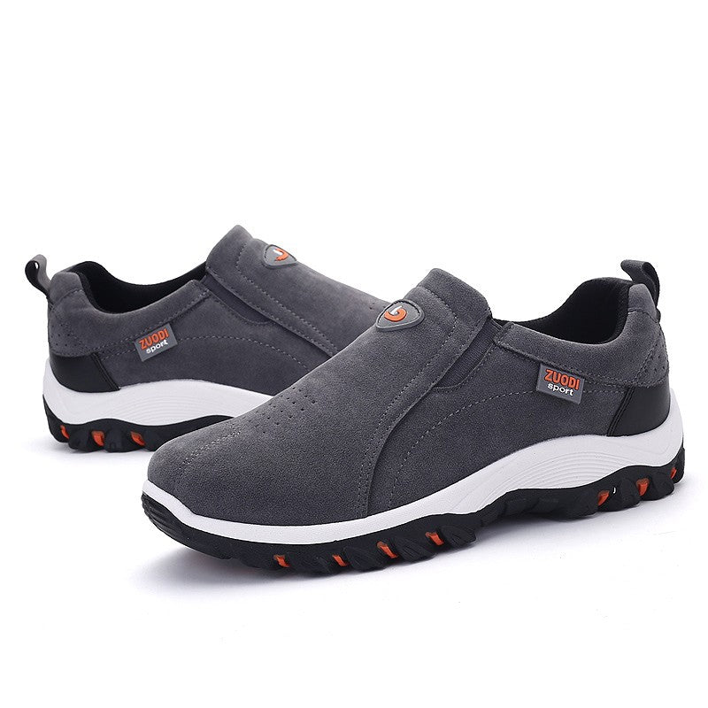 Novos Tênis Casuais Masculinos Ultraleves para Exterior Sapatos Casuais Masculinos de Tamanho Grande Design de Peça Única para Calçar Rápido e Fácil