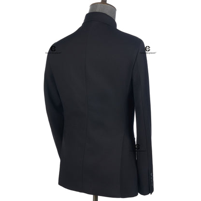 Cenne Des Graoom 2025 New Black Safari Suits Square Collar Tailor-Made Jacket Pants Formal Casual Business Official Daily Wear