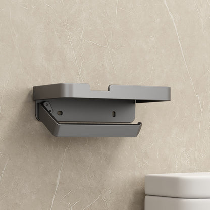 Toilet Paper Holder Aluminium Storage Rack Kitchen Towel Placement Of Seasoning Bottles Bathroom Wall Roll Of Paper Phone Storag