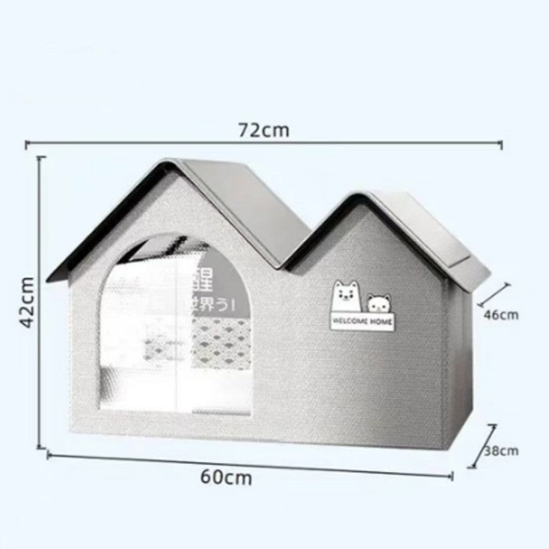 Casa com Ar Condicionado para Gatos, Verão, Ferramenta de Resfriamento para Gatos, Ninho, Casa de Gelo para Cães, Quatro Estações, Casa de Gelo para Gatos e Pets